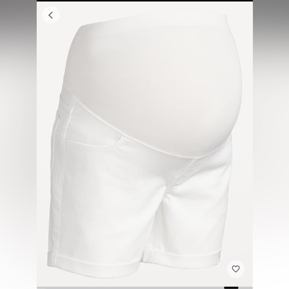 Maternity jean shorts - Picture 6 of 11
